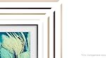 SAMSUNG 43-inch The Frame Customizable Bezel, Modern White - VG-SCFA43WTBZA (2021-2025 Compatible) (Frame TV Sold Separately)