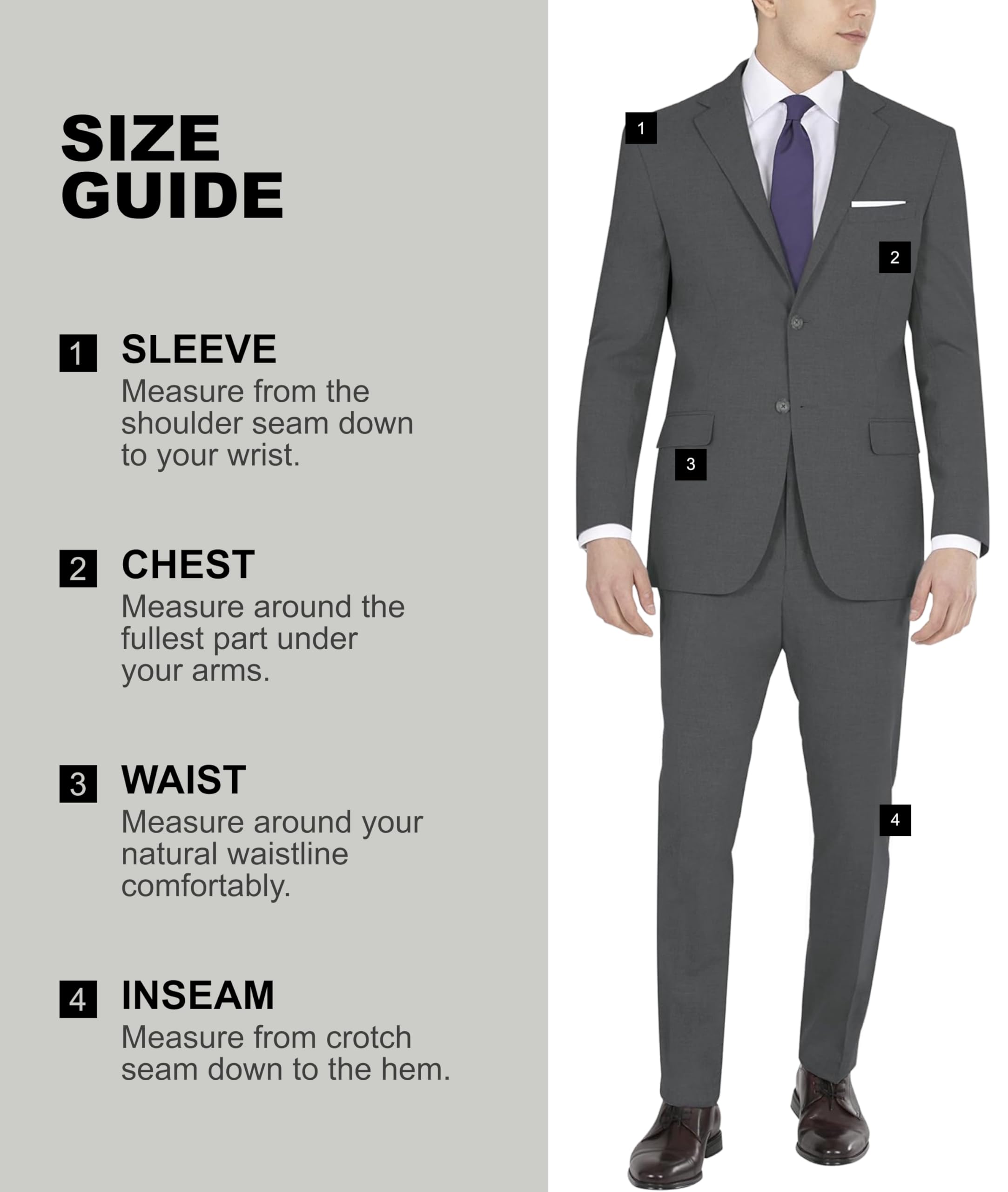 DKNY Ajuste Moderno, Traje de Alto Rendimiento por Separado Chaqueta de Traje de Negocios Hombre (Pack de 1)