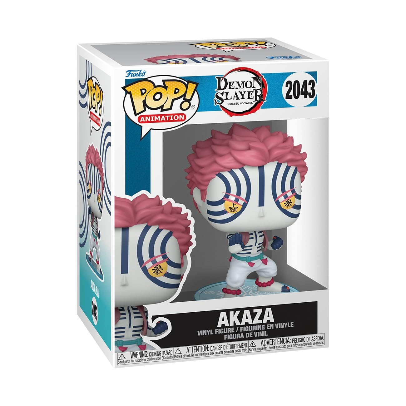 Funko POP! Animation: Demon Slayer - Akaza - Figura in vinile da collezione - Idea regalo - Prodotto ufficiale - Giocattoli per bambini e adulti - Modello di figura per collezionisti ed esposizione