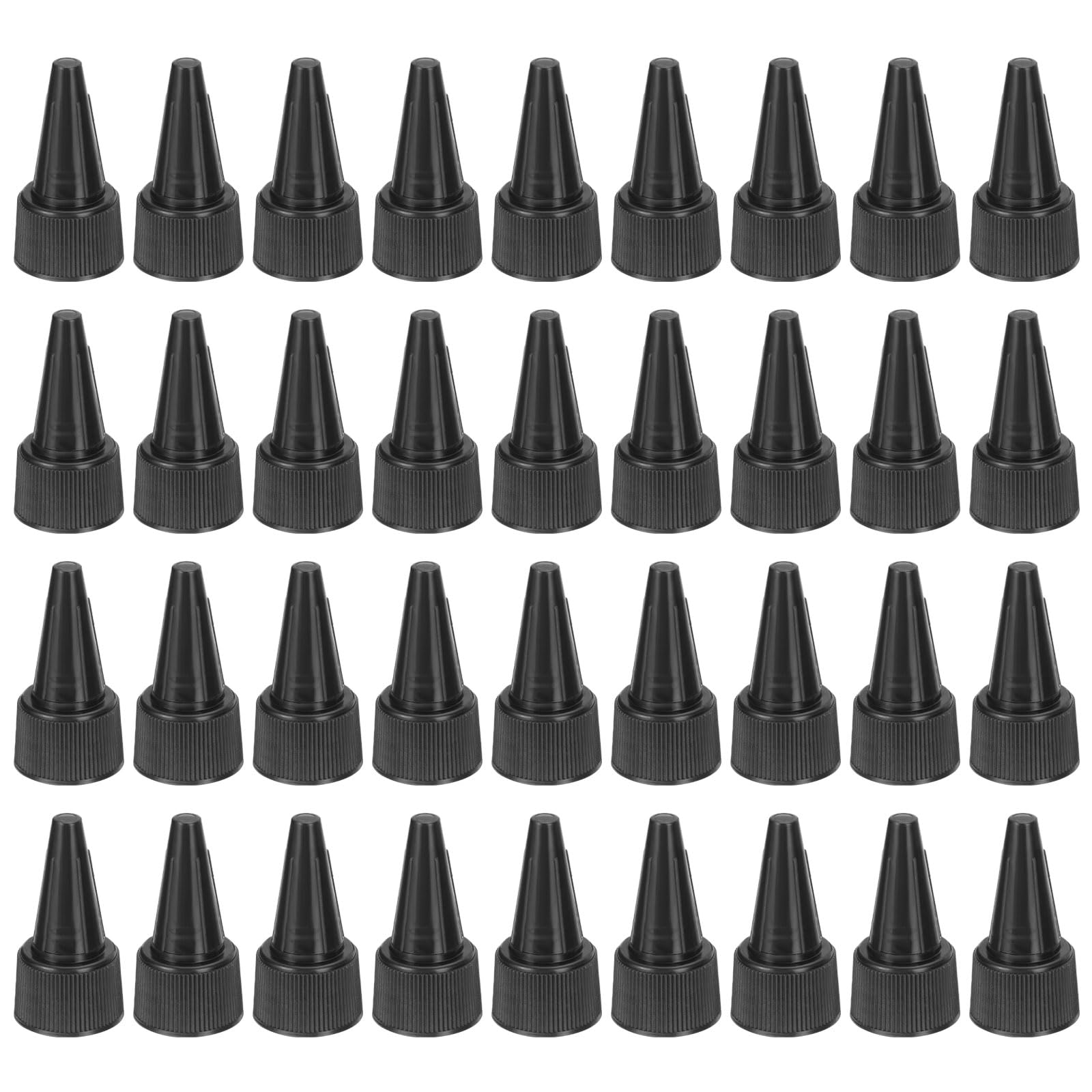 Bouchons de Rechange en Plastique 20/410 à Torsion pour Flacon de Colle et Peinture Noir