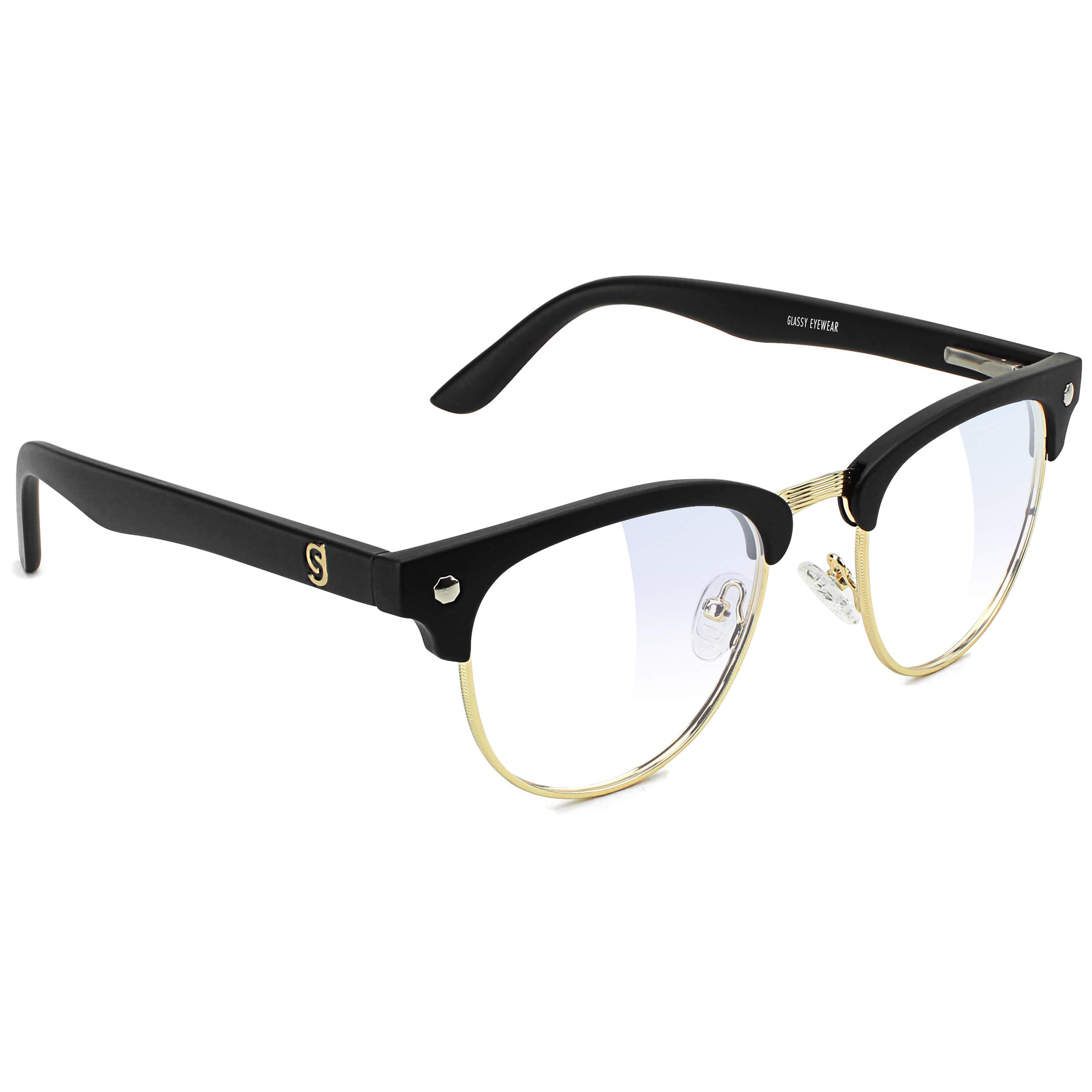 GlassyMorrison Premium Blue Light Blocking Glasses For Kids, Anti Eyestrain and Fatigue, Glasses for Computer and Gaming