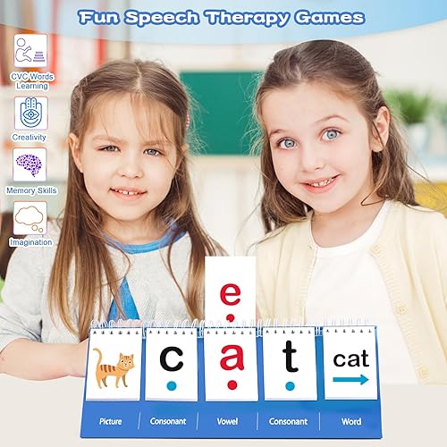 Miniatura 4 de CVC Word Games - Juegos de fonética, palabras de vista, tarjetas flash para jardín de infantes, preescolar jardín de infantes de primer y segundo