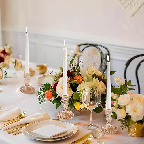 Miniatura 3 de 6 portavelas cónico de cristal, soportes de pilar de vela para mesa, mantel de boda, inauguración de la casa, regalo para decoración del hogar