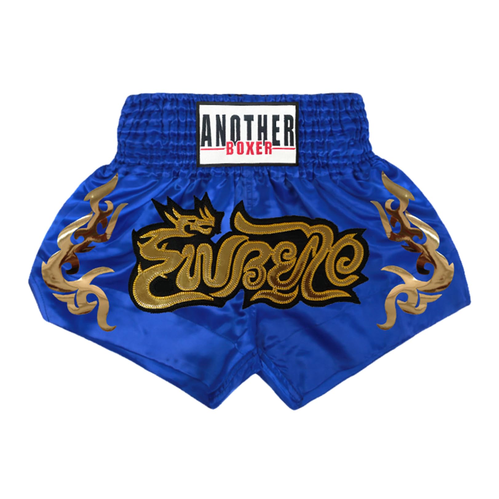 renvena Bambini Unisex Pantaloncini da Boxe per Arti Marziali MMA Pantalone Corto Sportivo Pantaloncini con Spacco Laterale per Muay Thai Kickboxing Fighting