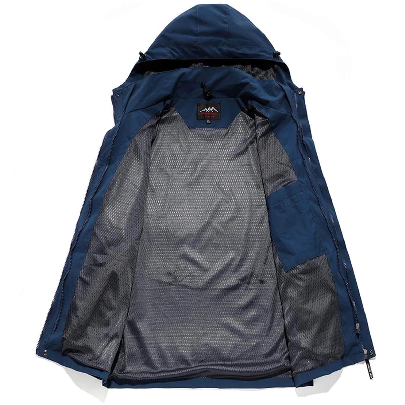 Giacca da trekking spessa 3 in 1 uomo, impermeabile, invernale, antivento, calda, campeggio Per Uomo