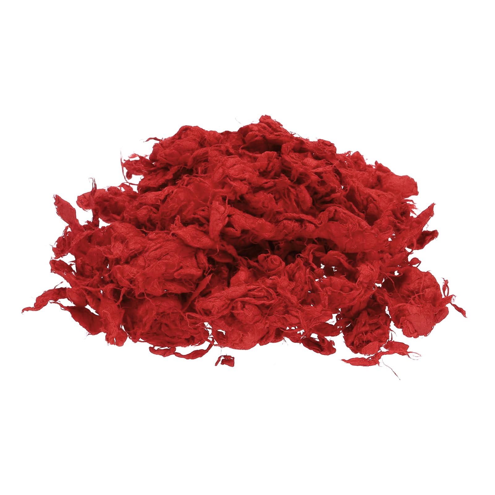 Pâte à papier déshydratée rouge matériel fabrication artisanale DIY