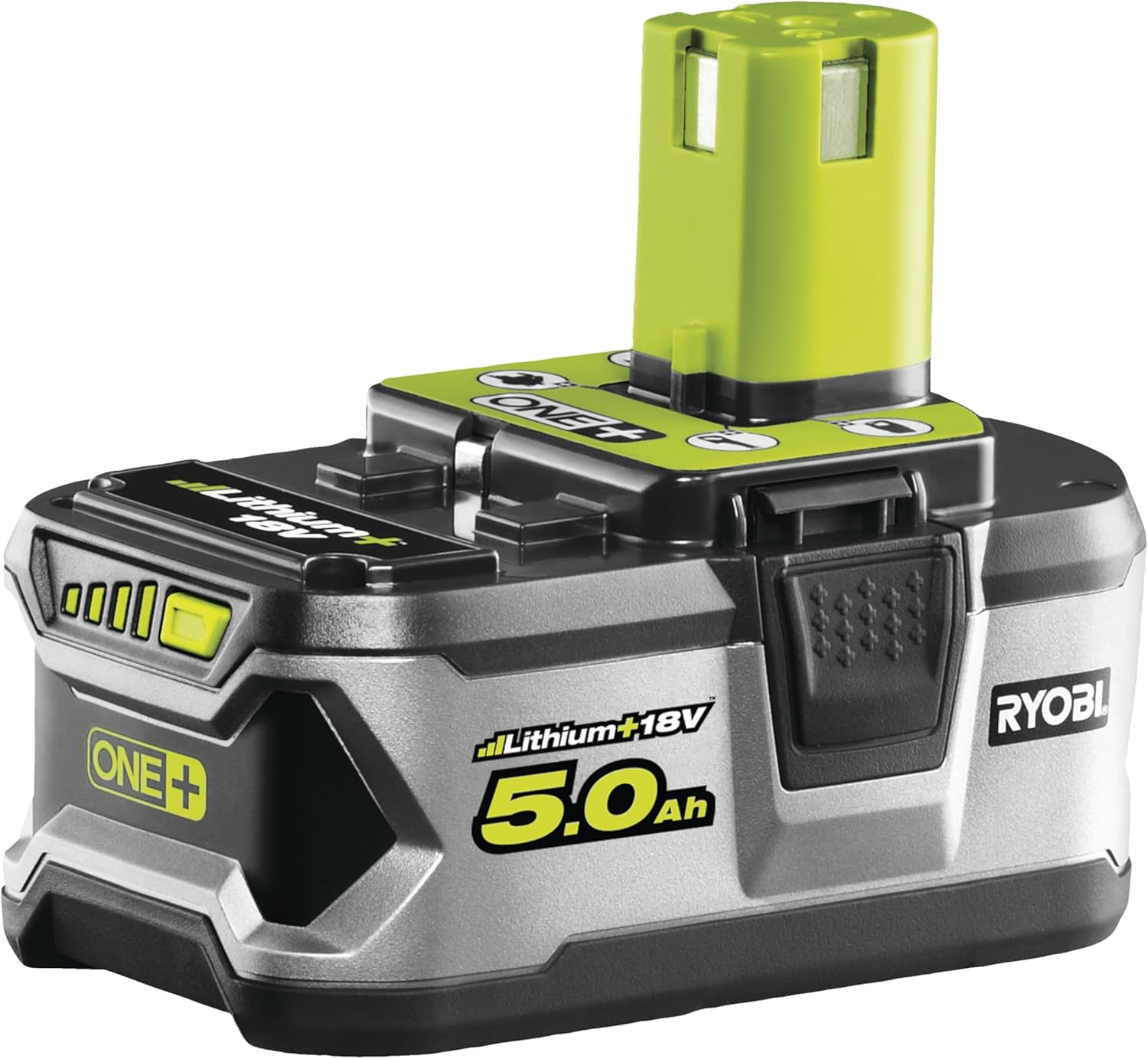Ryobi RB18L50 ONE+ Lithium+ 5.0Ah Battery, 18 V Ryobi RB18L50 ONE+ Lithium+ 5.0Ah Battery, 18 V