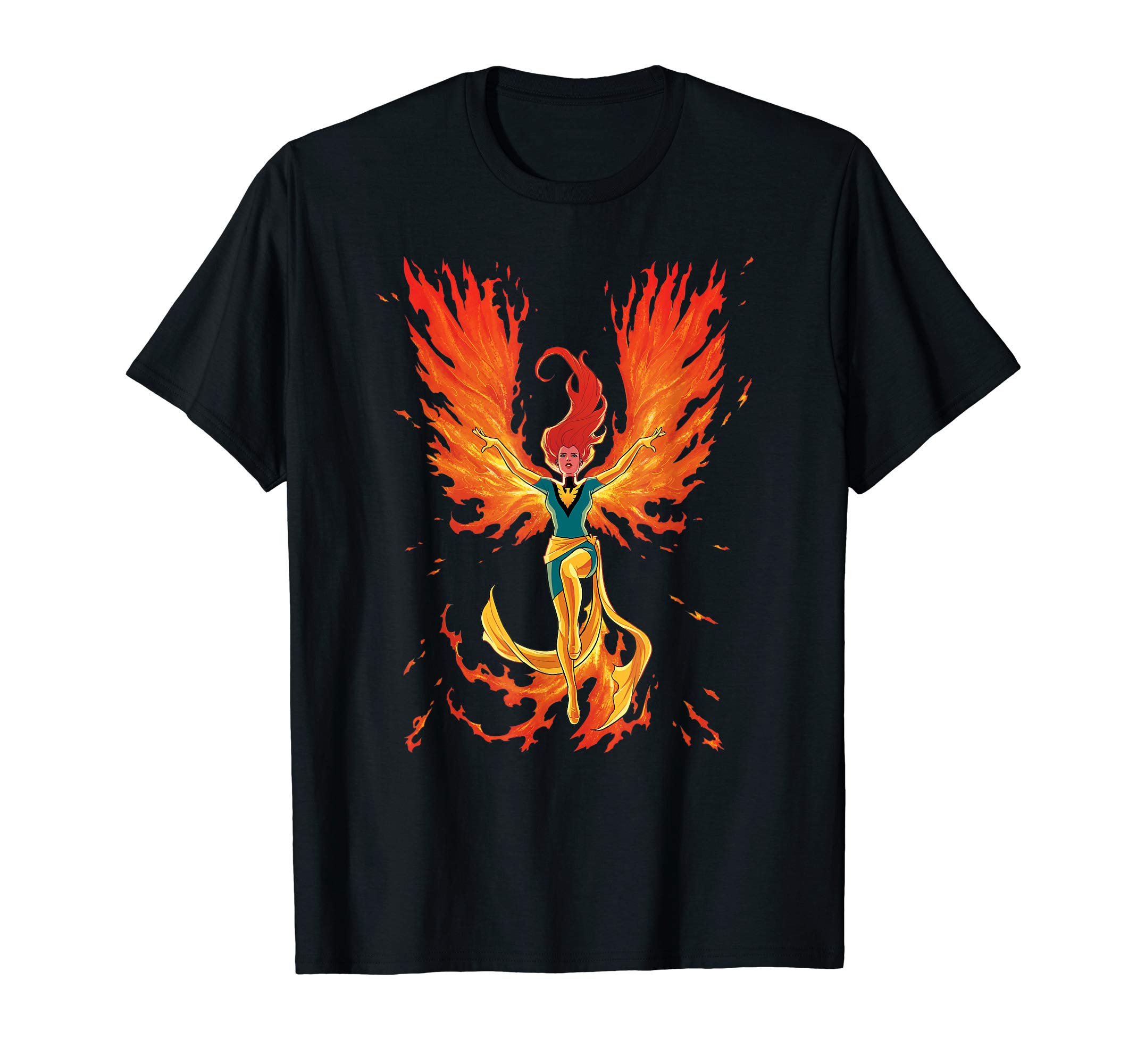 Buy X-Men Jean Grey Phoenix Cosmic Flames T-Shirt Online at desertcartUAE