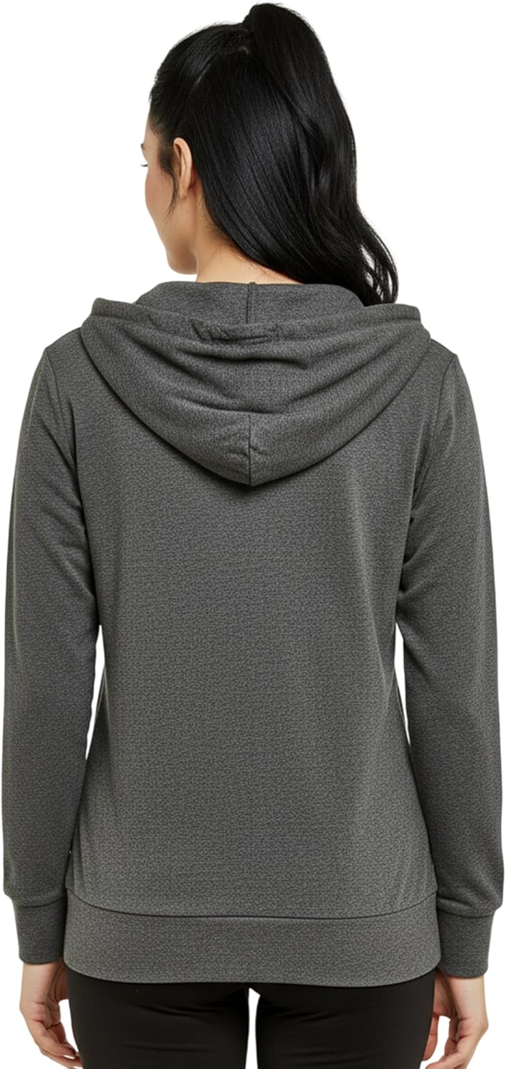 Cotton Hoodies for Women with Pockets,S-3XL Full Zip Long Sleeve Basics Jacket Sweatshirt Coat Regular & Plus Size - Image 3