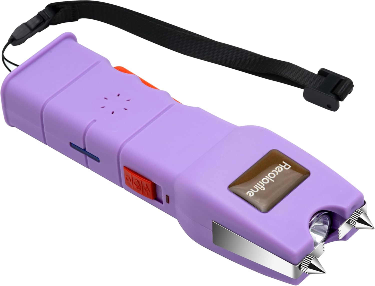 Stun Gun with LED Flashlight for Ladies Self Protection Rechargeable Stun Weapons with Private Safety Alarm