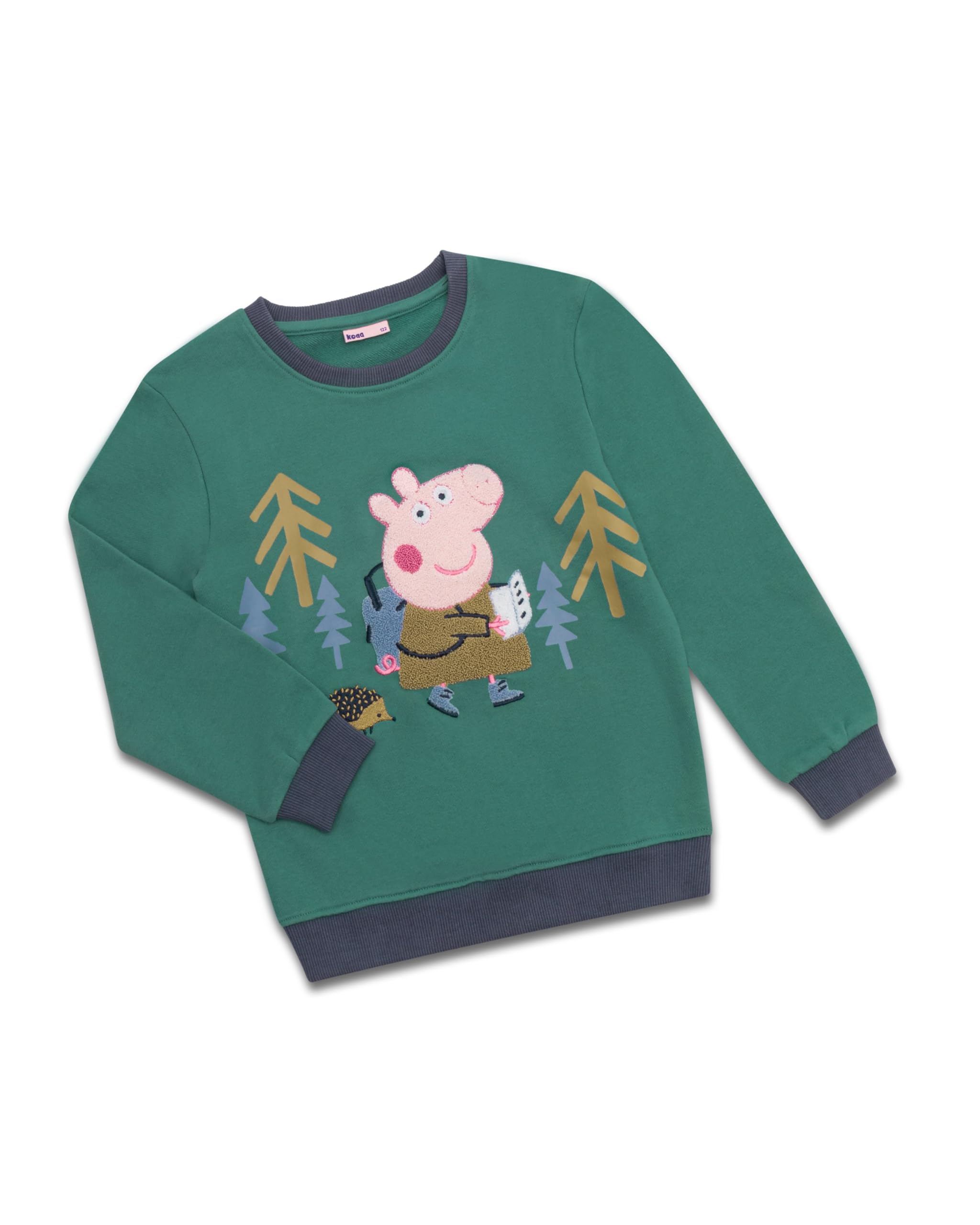 koaa Peppa Wutz Forest Pullover - Peppa Pig, Pulli für Jungen & mädchen, Kids Sweater, Weihnachts- & Winterpullover, Sweatjacke, Kinder Langarmshirt & Sweatshirt, Langarm, kinderkleidung 86-104
