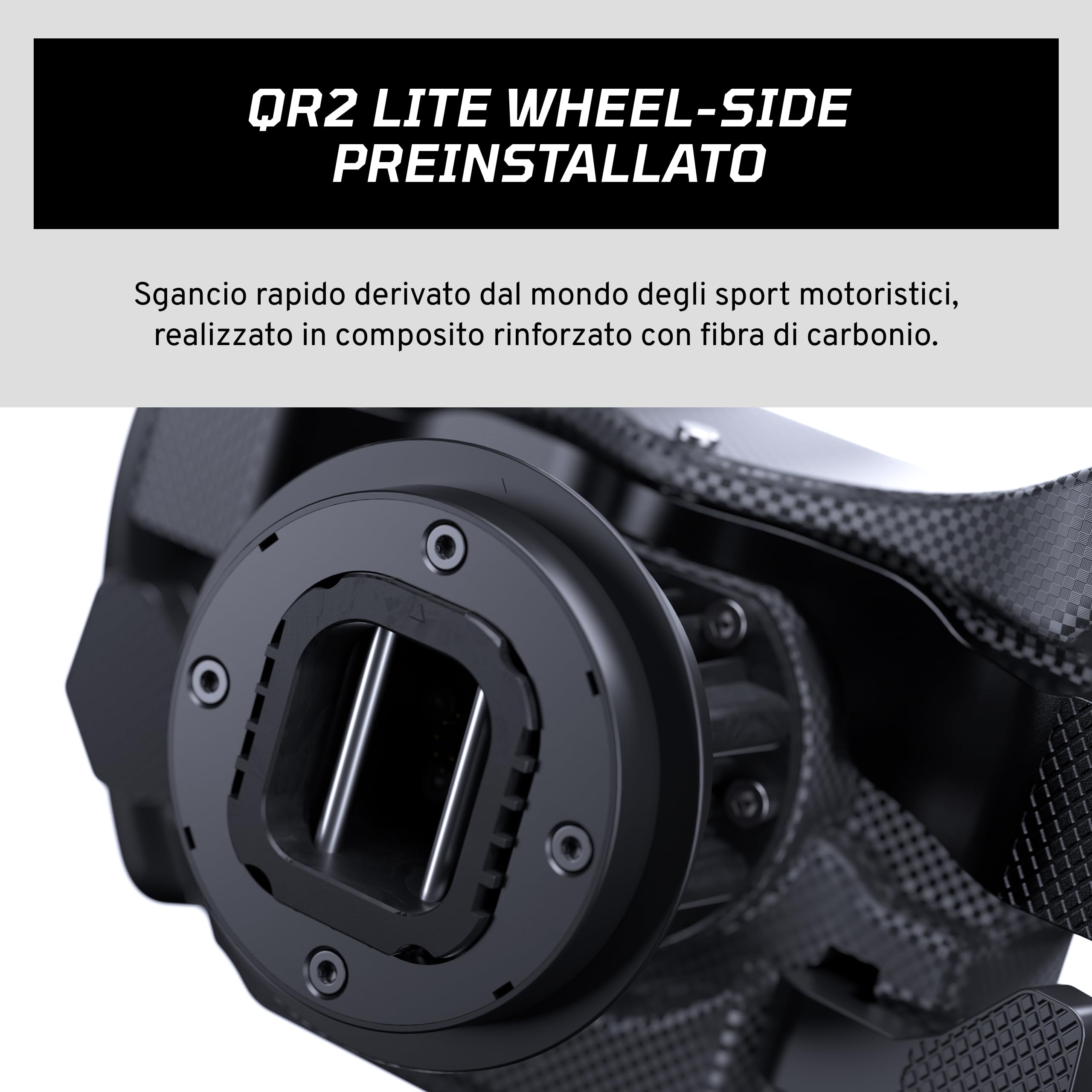 FANATEC Sim Racing CSL GT3 Volante PC Xbox Impugnature Sovrastampate Comandi Magnetici Personalizzati Paddle Analogici Display OLED QR2 Lite