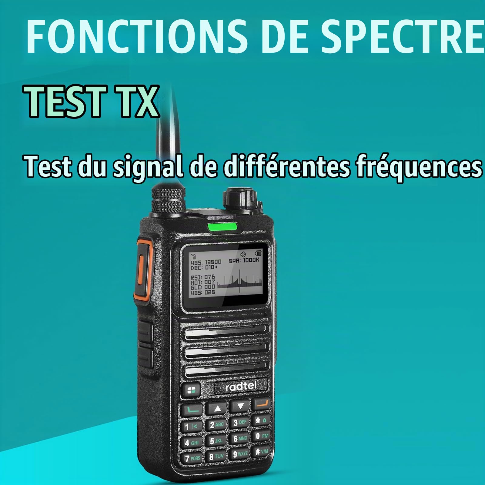 Radtel RT-4D Radio DMR Talkie Walkie Numérique, Mode Double Analogique/Numérique, 1024 Canaux, Double Slot Temporel, Radio Amateur