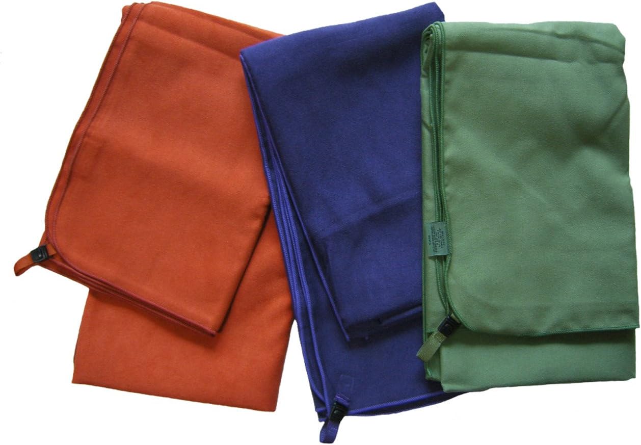 cygnus Multi Function Microfiber Suede Sports Towel 2p for Bath Yoga Hiking Camping