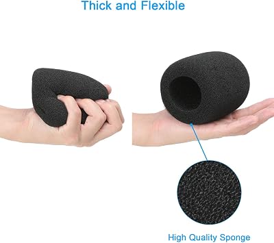 Wave 3 Pop Filter - Professional Mic Windscreen Foam Cover Compatible with Elgato Wave USB Condenser Microphone to Reduce Pops and Hisses by SUNMON