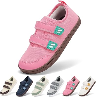 SAGUARO Kids Barefoot Shoes Wide Toe Box Minimalist Casual Sneakers for School and Walking