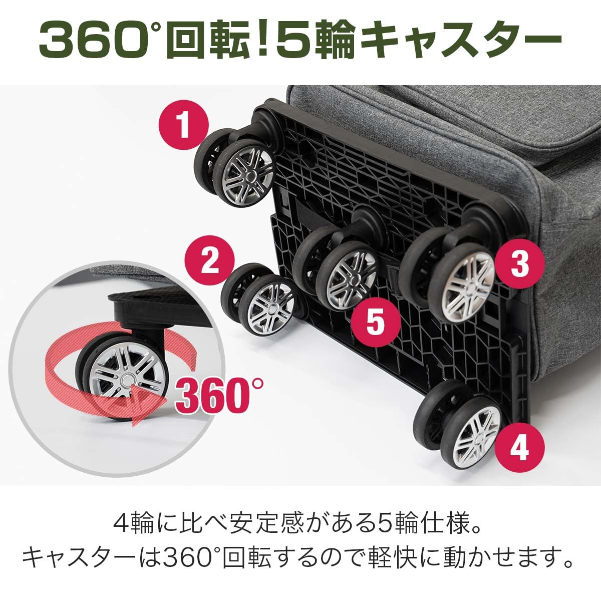 Amazon｜ottostyle.jp ショッピングカート 買い物カート 5輪