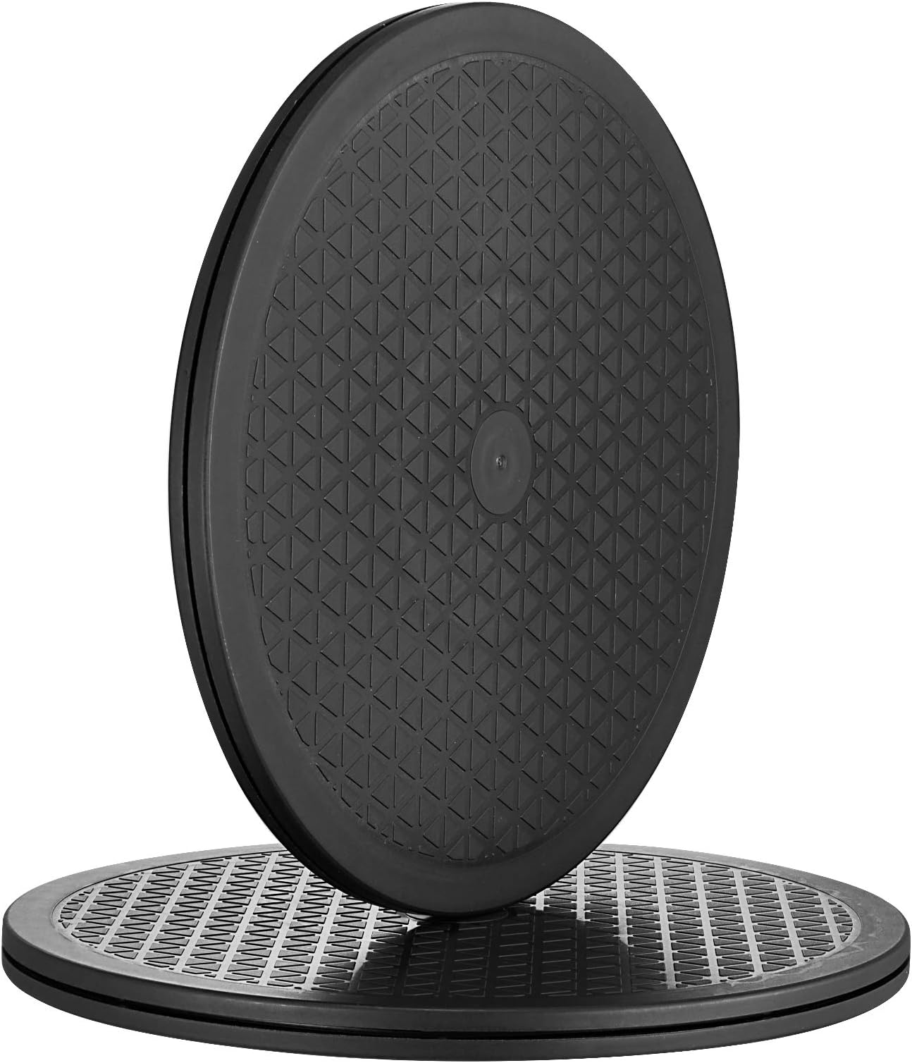 Outdoor Lazy Susan with Umbrella Hole 30" Turntable Patio