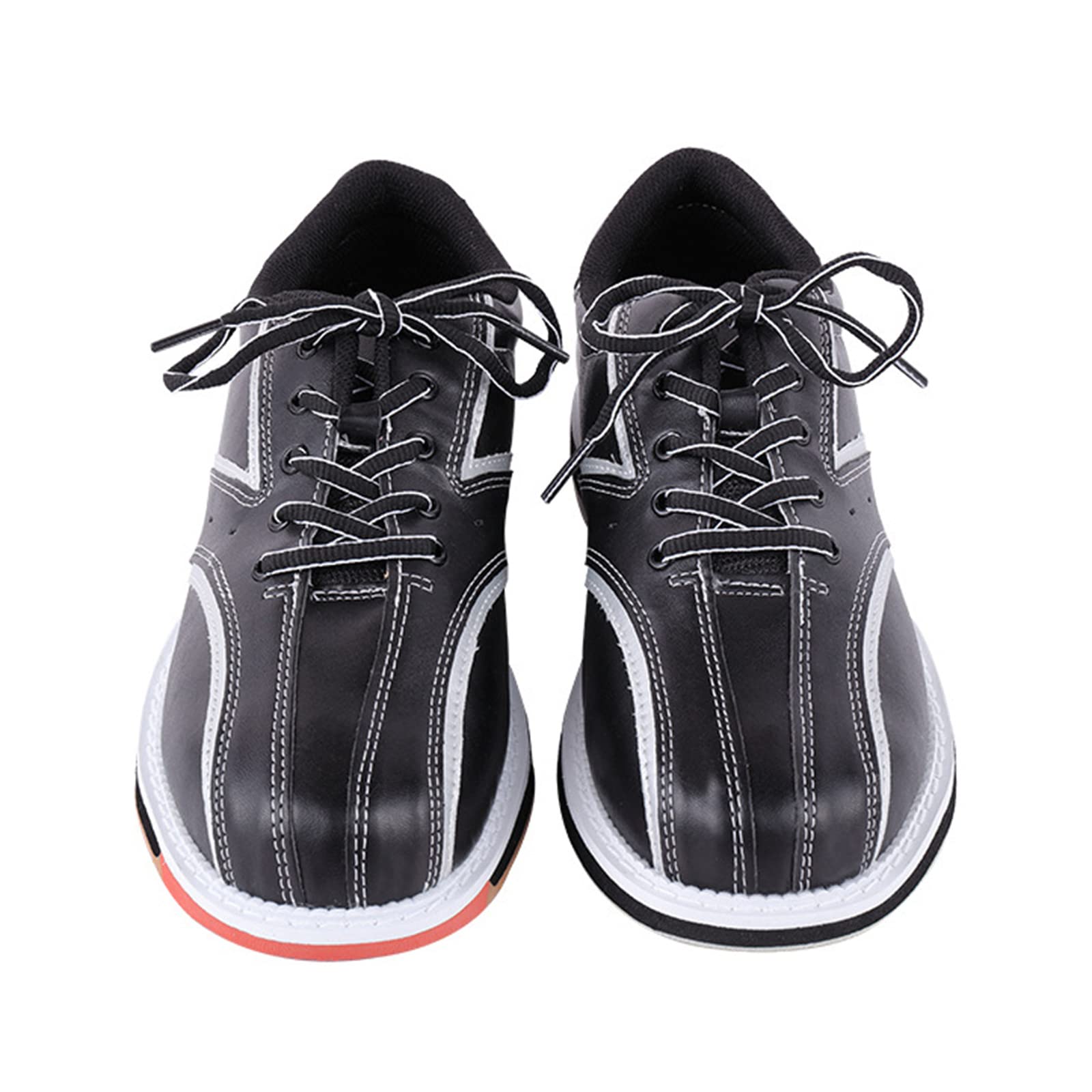 Bowlingschuhe Für Herren, Lässige Bowling-Trainings-Sneaker Aus Weichem Leder rutschfest