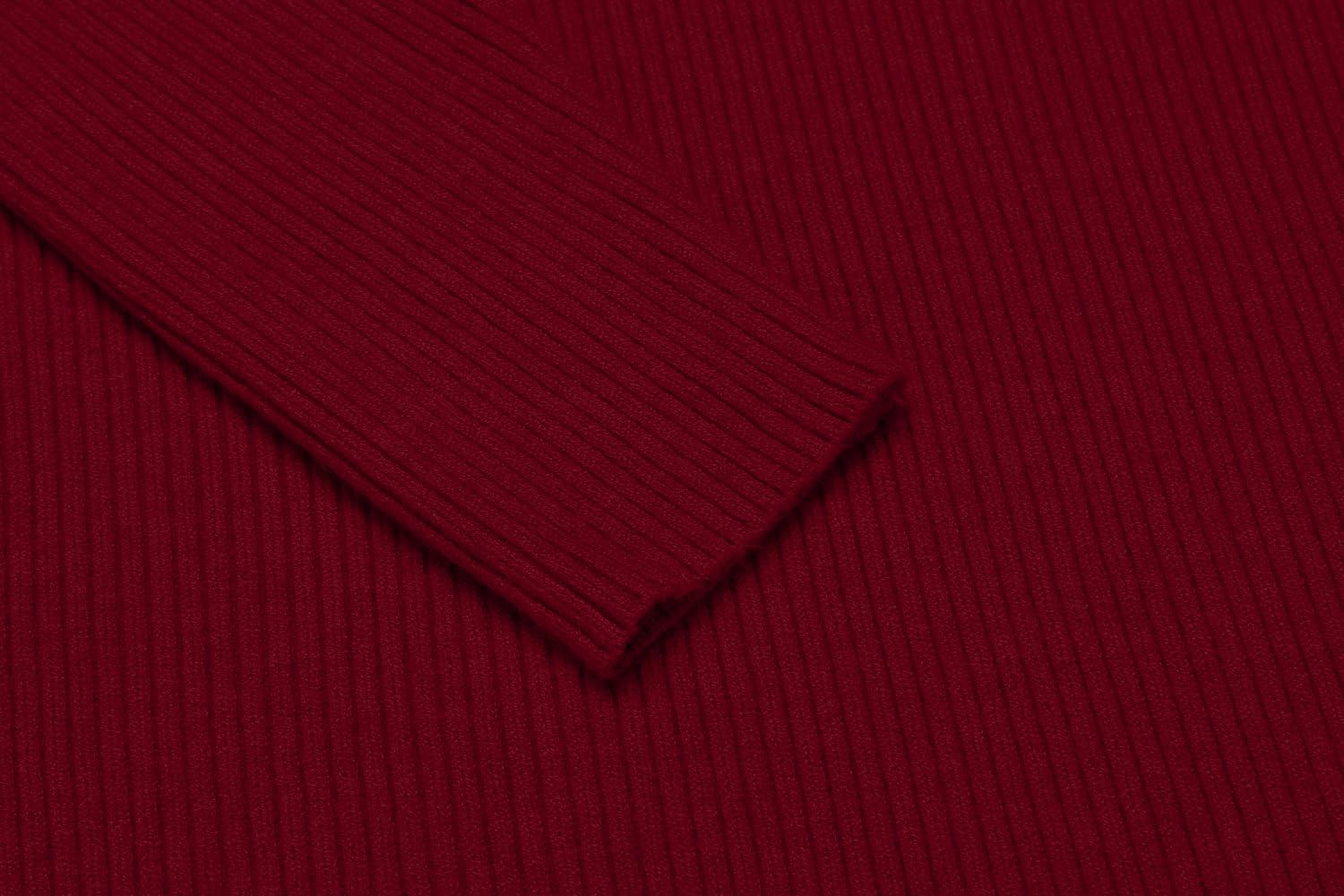 COOFANDY Mens Ribbed Slim Fit Knitted Pullover Casual Turtleneck Sweater - Image 6