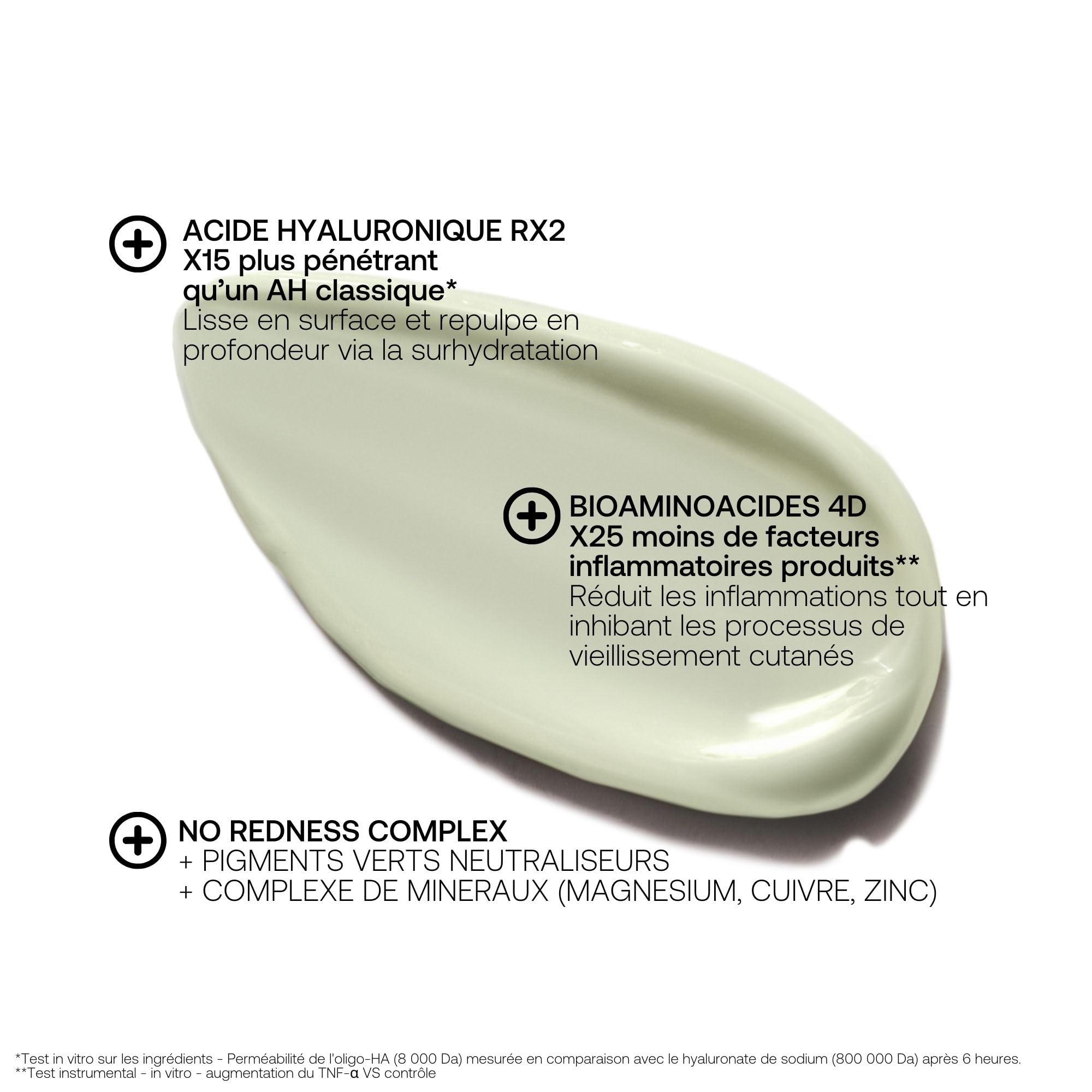 Rexaline Derma Repair Sérum – Soin Anti-Rougeurs & Apaisant Peaux Sensibles – Acide Hyaluronique RX2 & Pigments Verts – Hydratation Profonde & Correction Instantanée – 30ml