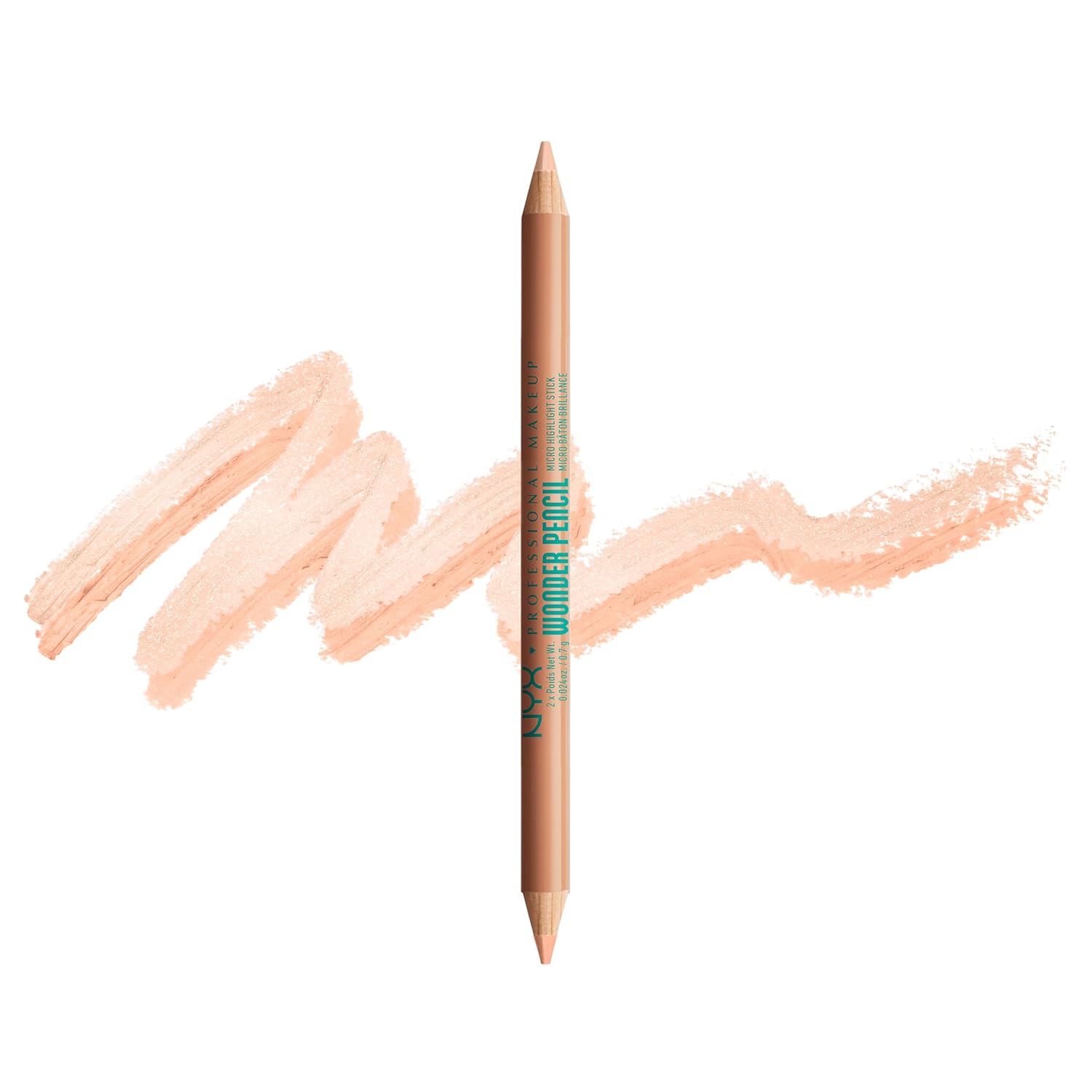 NYX PROFESSIONAL MAKEUP Wonder Pencil Multi-Use Micro Highlighter Concealer Stick - Medium Peach