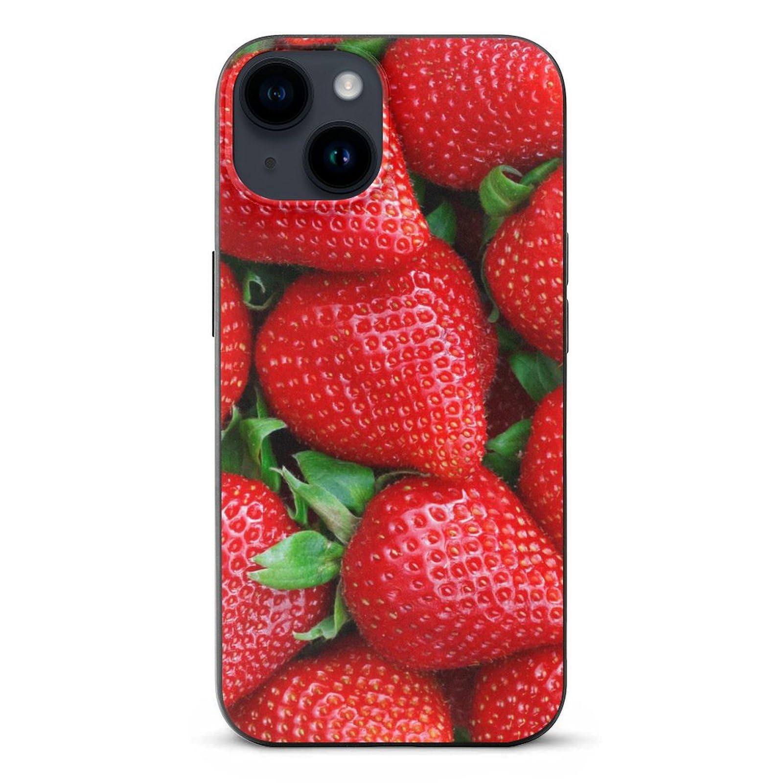 Amazon.co.jp: iPhone 15 ケース イチゴ柄 いちご 苺 iPhone 15 用