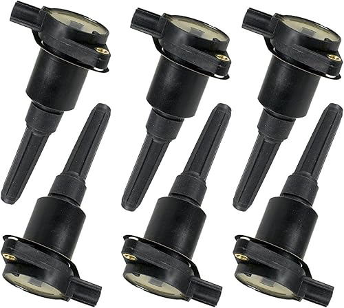 ECCPP Bobinas de encendido UF384 PACK DE 6, para Jaguar XJS 6.0L 1995, XJS 4.0L 1995-1996, para XJ6 4.0L 1995-1997, para Vanden Plas 4.0L 1995-1997