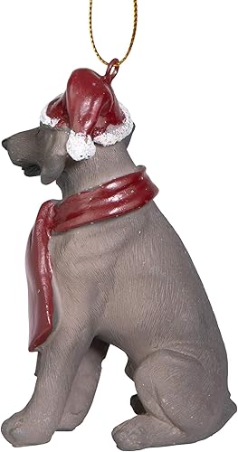 Vista 79 de Design Toscano - Figura de perro para decoración navideña.