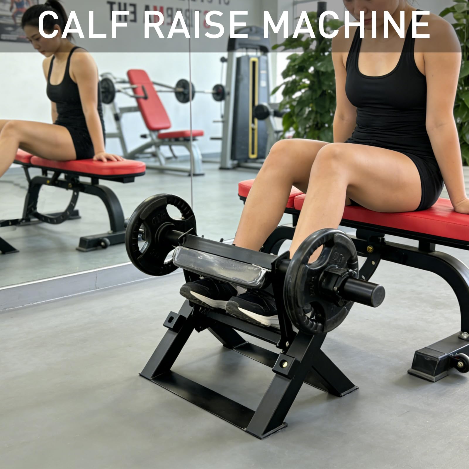 Upgraded Tibia Dorsi Calf Machine, Tibialis Trainer, Calf Raise Machine for Tibia Training, Leg Workout Equipment, Adjustable Foot Distance for Home Gym Calves Workout