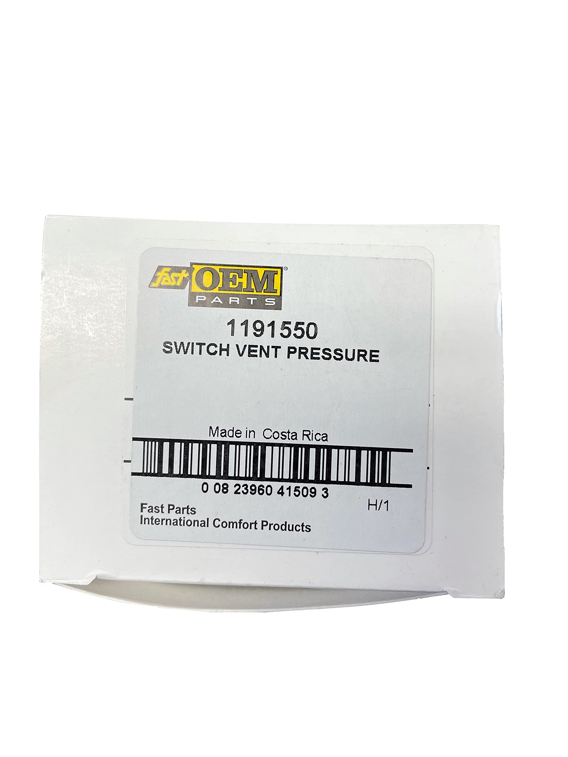 International Comfort Products ICP 1191550 - Black OEM Pressure Switch with Pressure Diaphragm, Automatic Operation