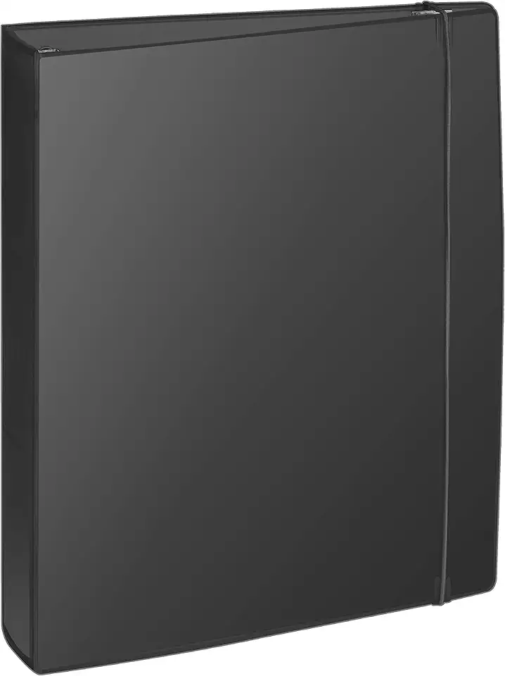 Acrimet Fichário Universitário com 4 Argolas A4, Cor Preto, 804.6