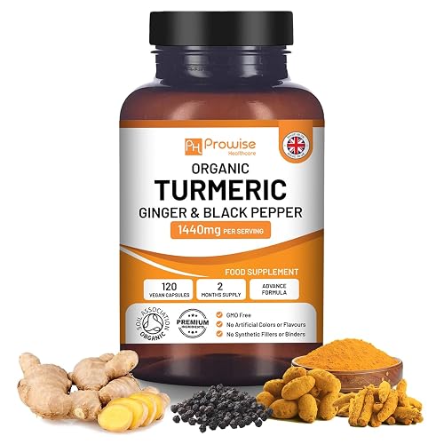 Curcumine au curcuma 1440 mg avec poivre noir et gingembre