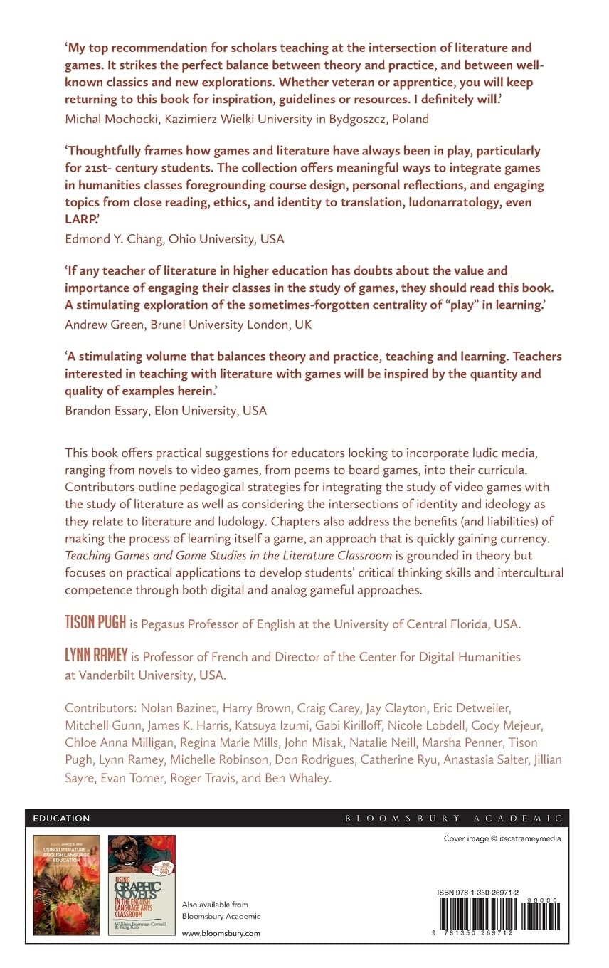 Teaching Games and Game Studies in the Literature Classroom