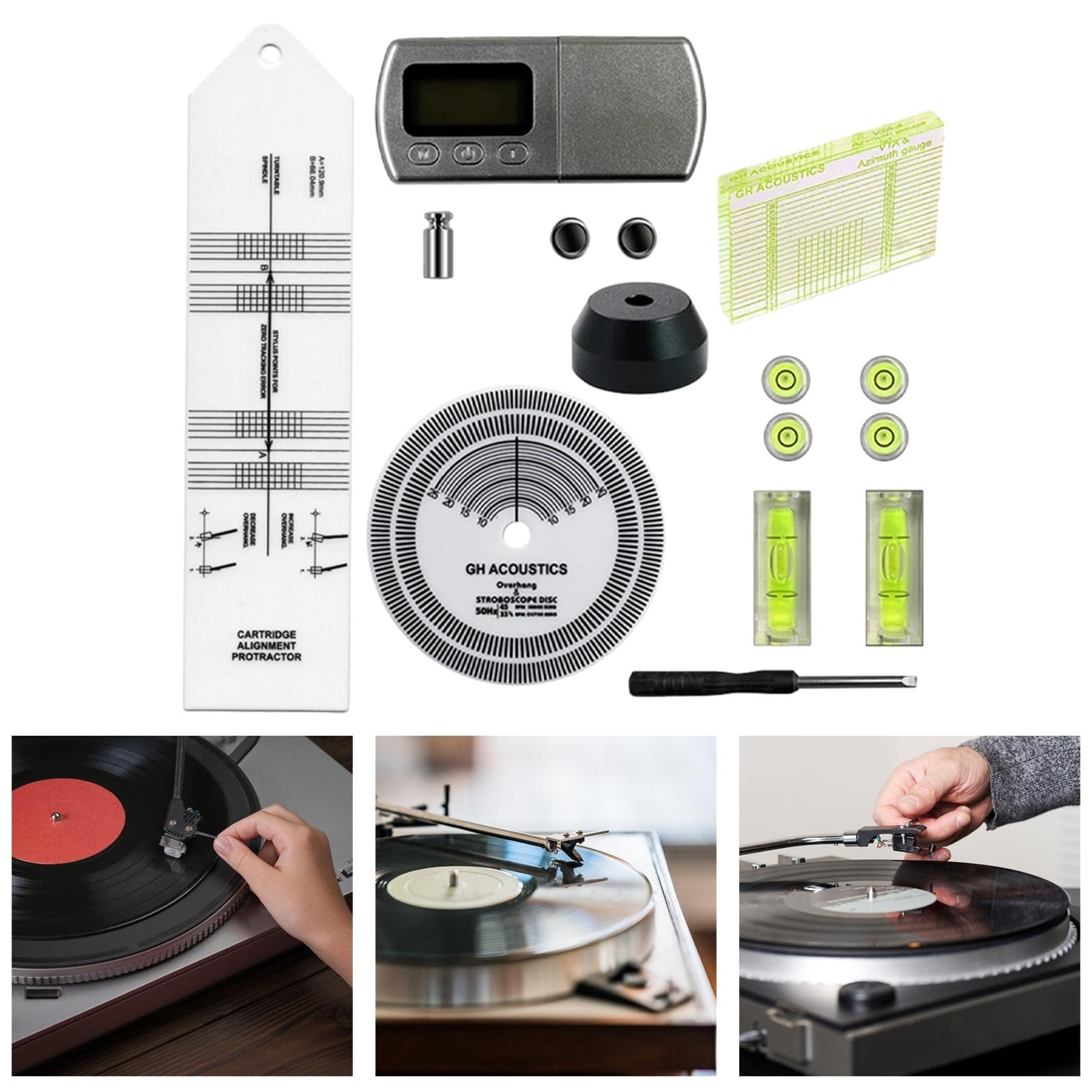 Kits de Réglage de Cellules Vinyles pour Platines Professionnelles