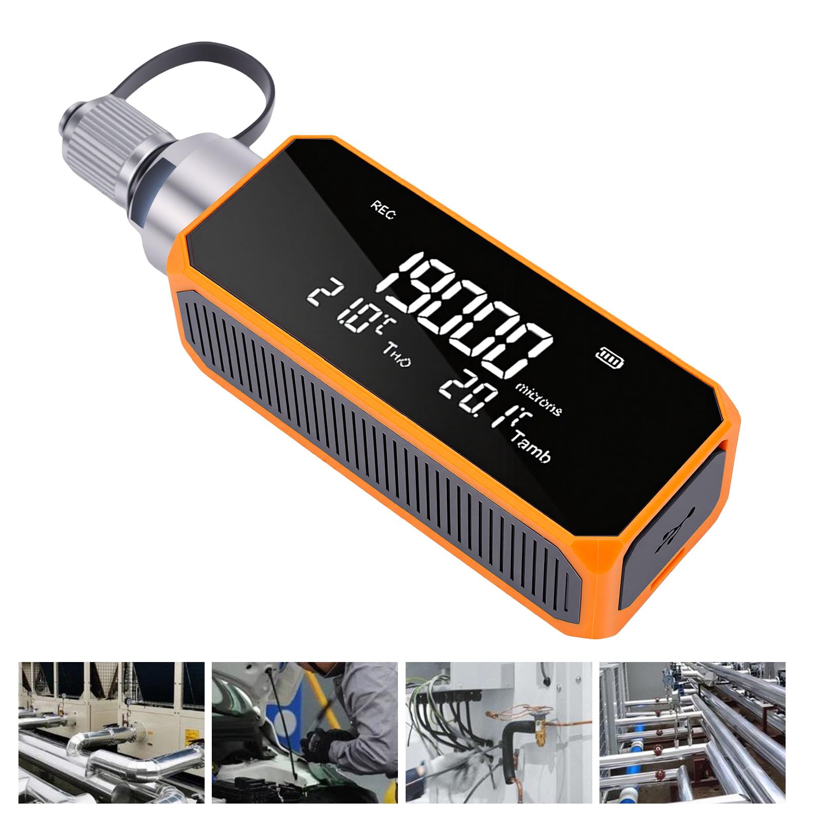 Naroote Vacuómetro Digital 1/4" SAE Recargable