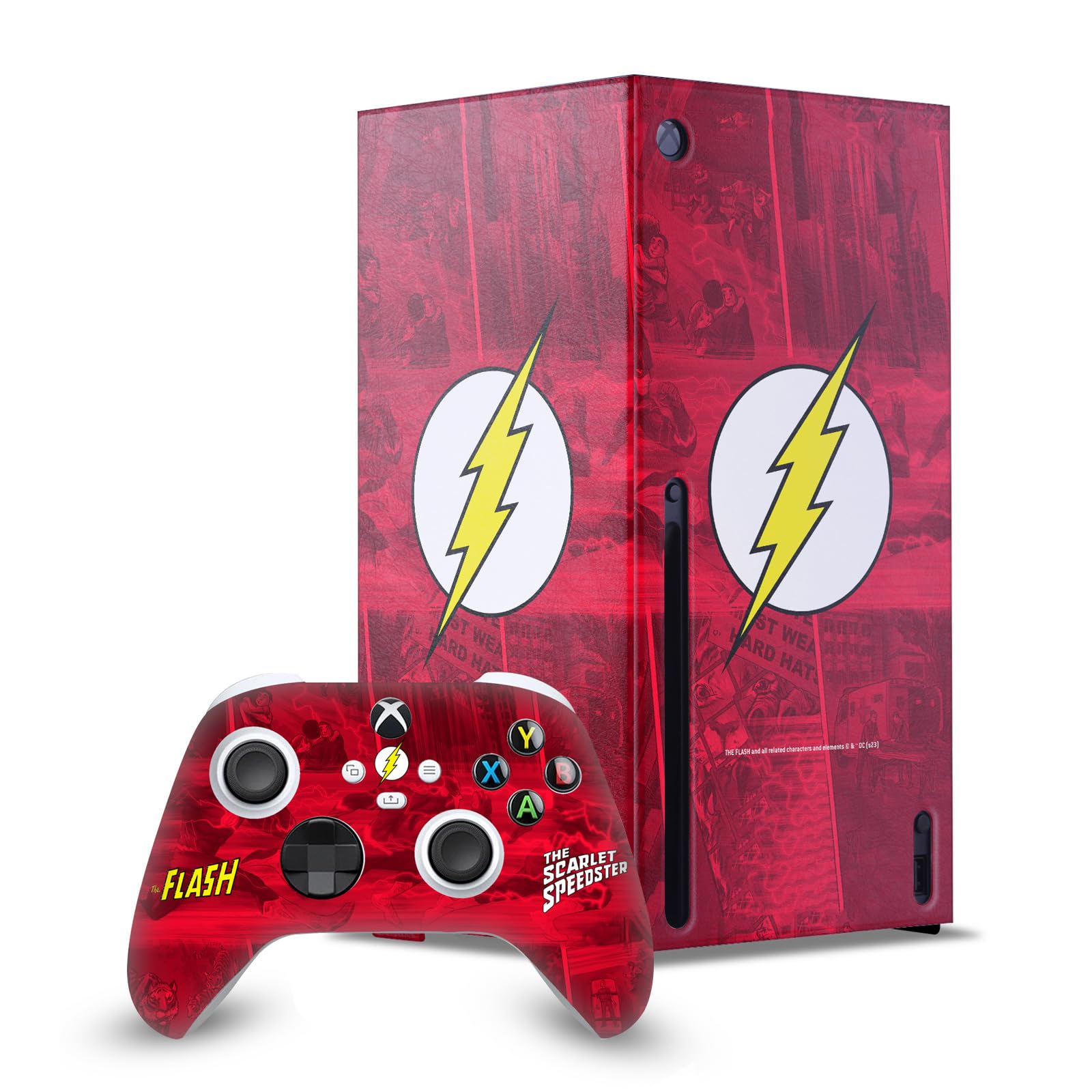 Autocollant Xbox Series X The Flash manette skin DC Comics - 8