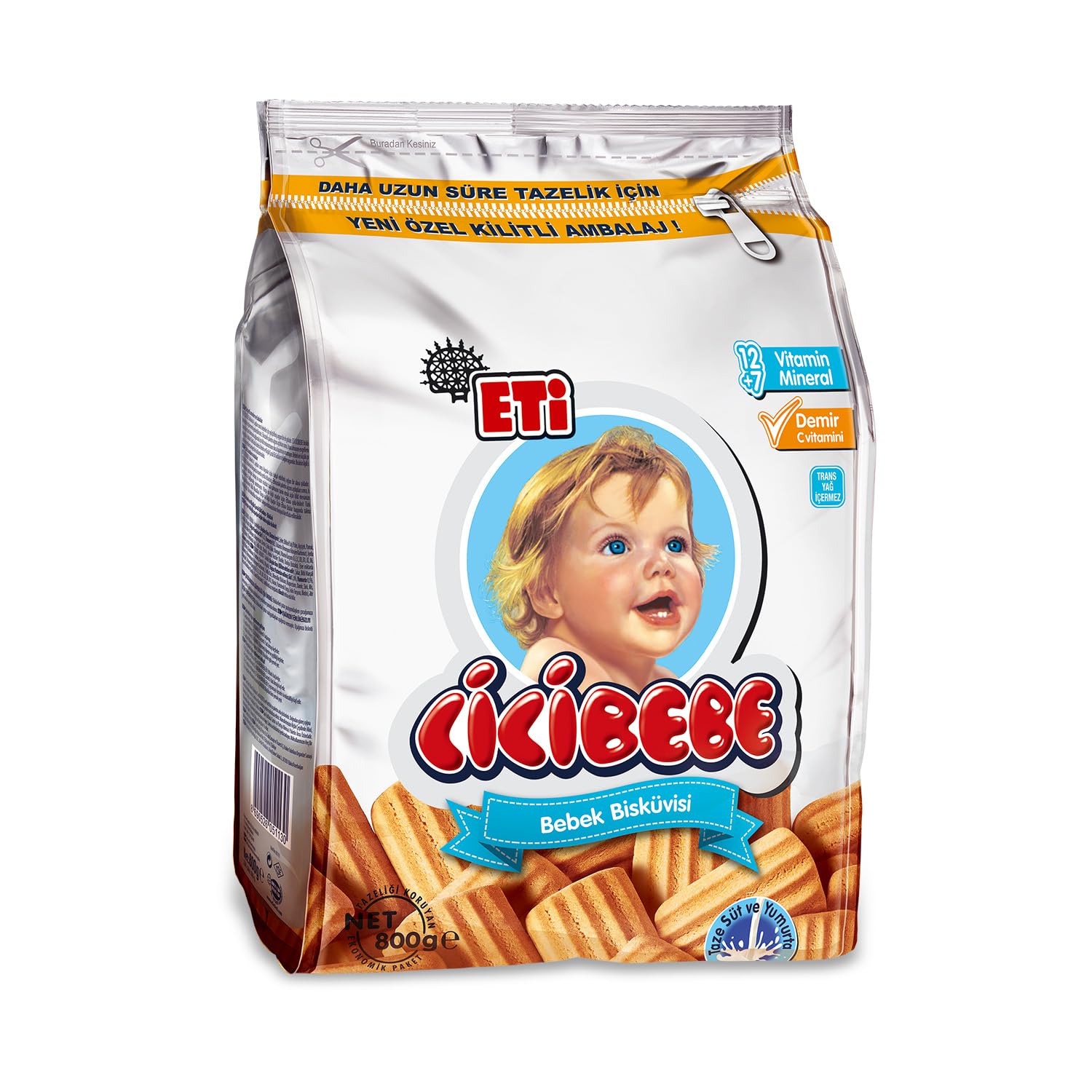 Eti Cicibebe Bisküvi 800 g 4 Adet