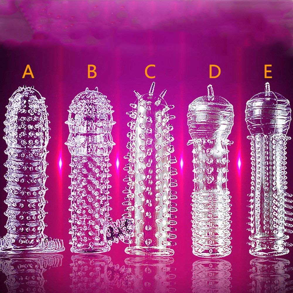 Silikon Penis Sleeve, Transparenter Penishülle mit Hodenschlaufe, Gerippt  Penismanschette mit Noppen, Cock Enlarger Kondom, Penisverlängerung und  Erektionssteigerung, Sex Spielzeug (5pcs) : Amazon.de: Drogerie &  Körperpflege
