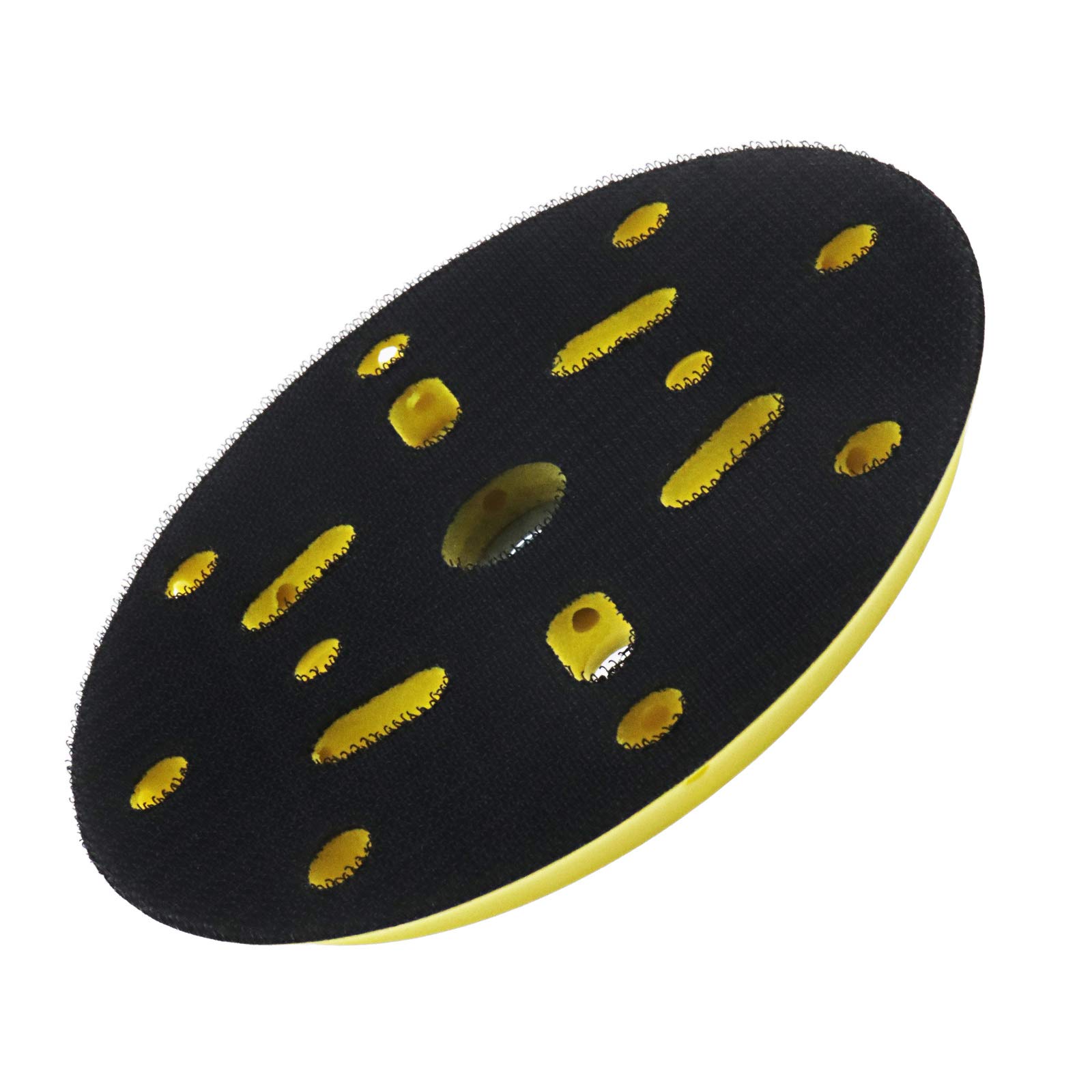 Create idea 6 Pouces Base de Ponceuse Support Polissage de Meulage 150mm 17 Trous Tampon de Remplacement Compatible pour RO1 ES150 ET2 BO6030 BO6040