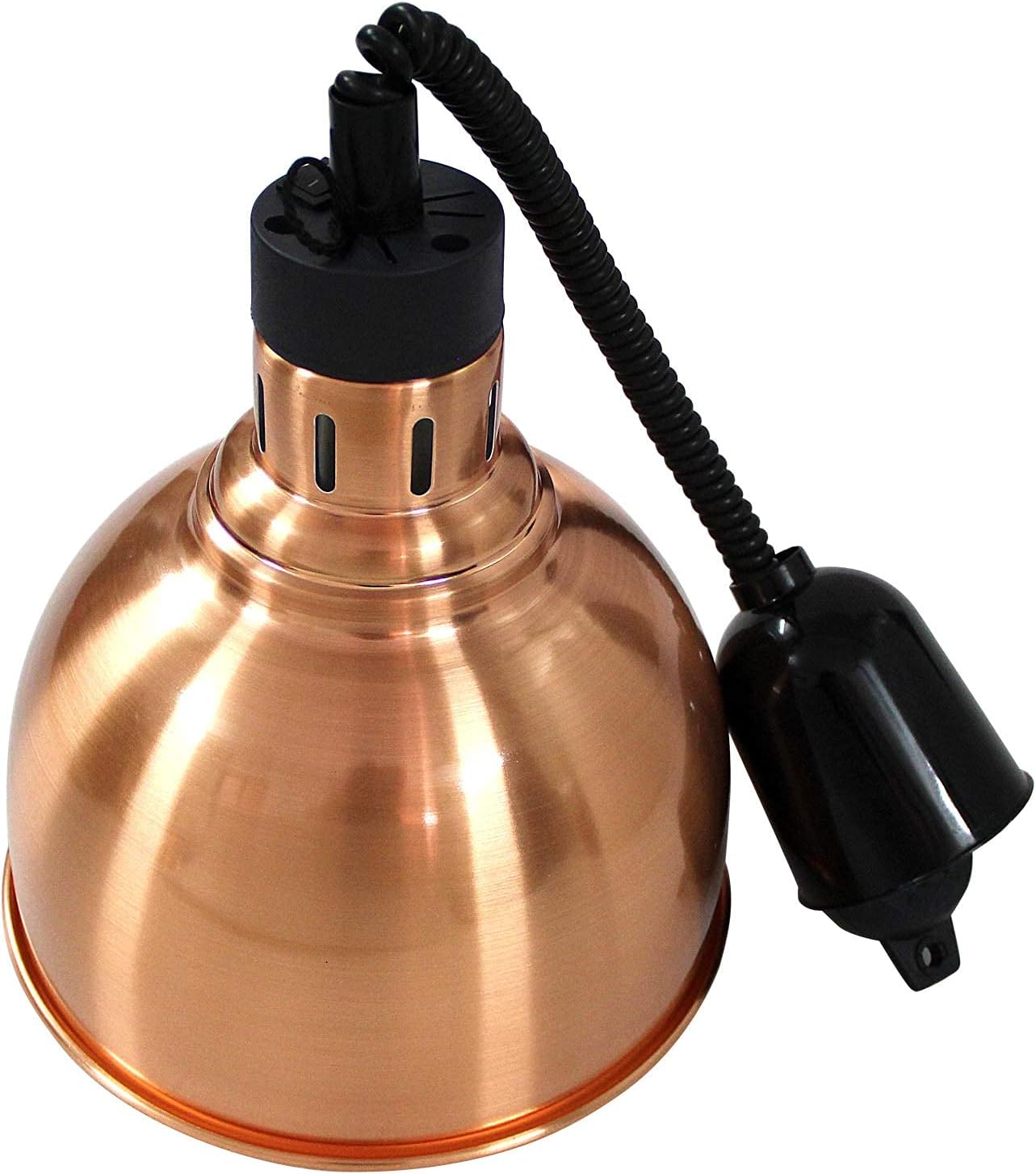 yangrui Hanging Food Heat Lamp Food Warming Heat Lamp Lampshade Food Warmer dia.25cm Adjustable 60-150cm Height (Bronze): Industrial & Scientific