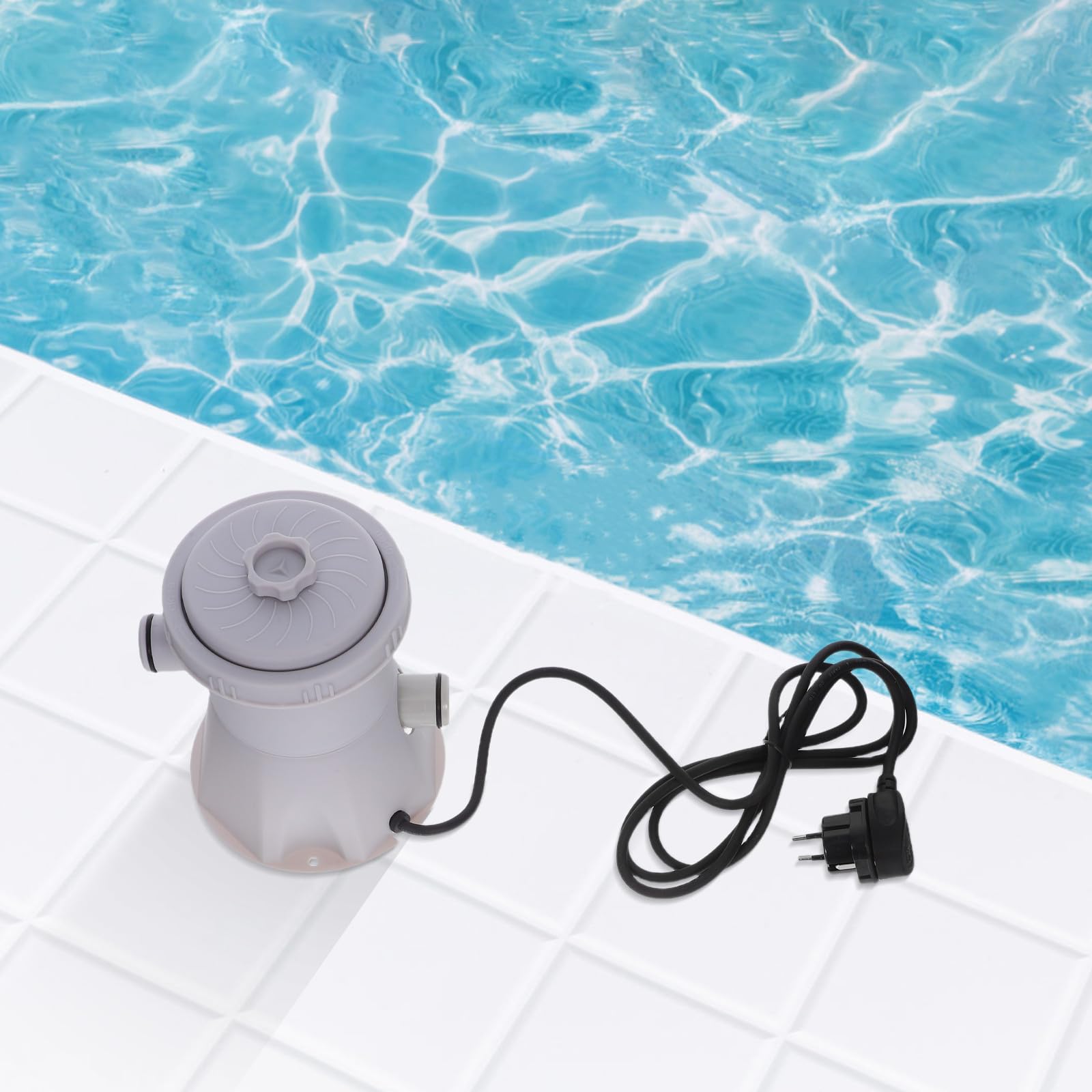 Bomba Depuradora para Piscina Eléctrica con Filtro de Agua para Limpieza y Circulación Piscinas Pequeñas y Medianas