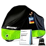 ZUAPEV Fahrradabdeckung Wasserdicht, Fahrradgarage Wetterfest Plane f&uuml;r Aussen