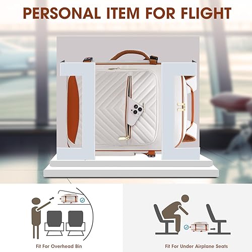 Miniatura 7 de FIUAIE Mochila de viaje grande, Blanco, Moda