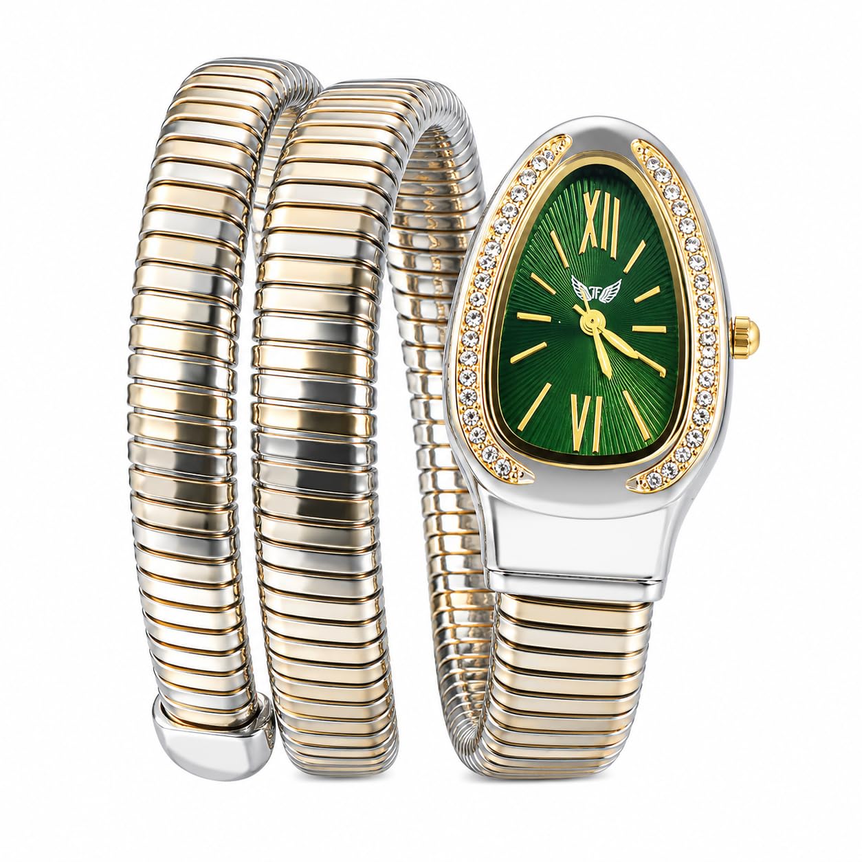 Elegant Womens Bracelet Watch with Wrap Strap & Crystal Studded Dial-image-30