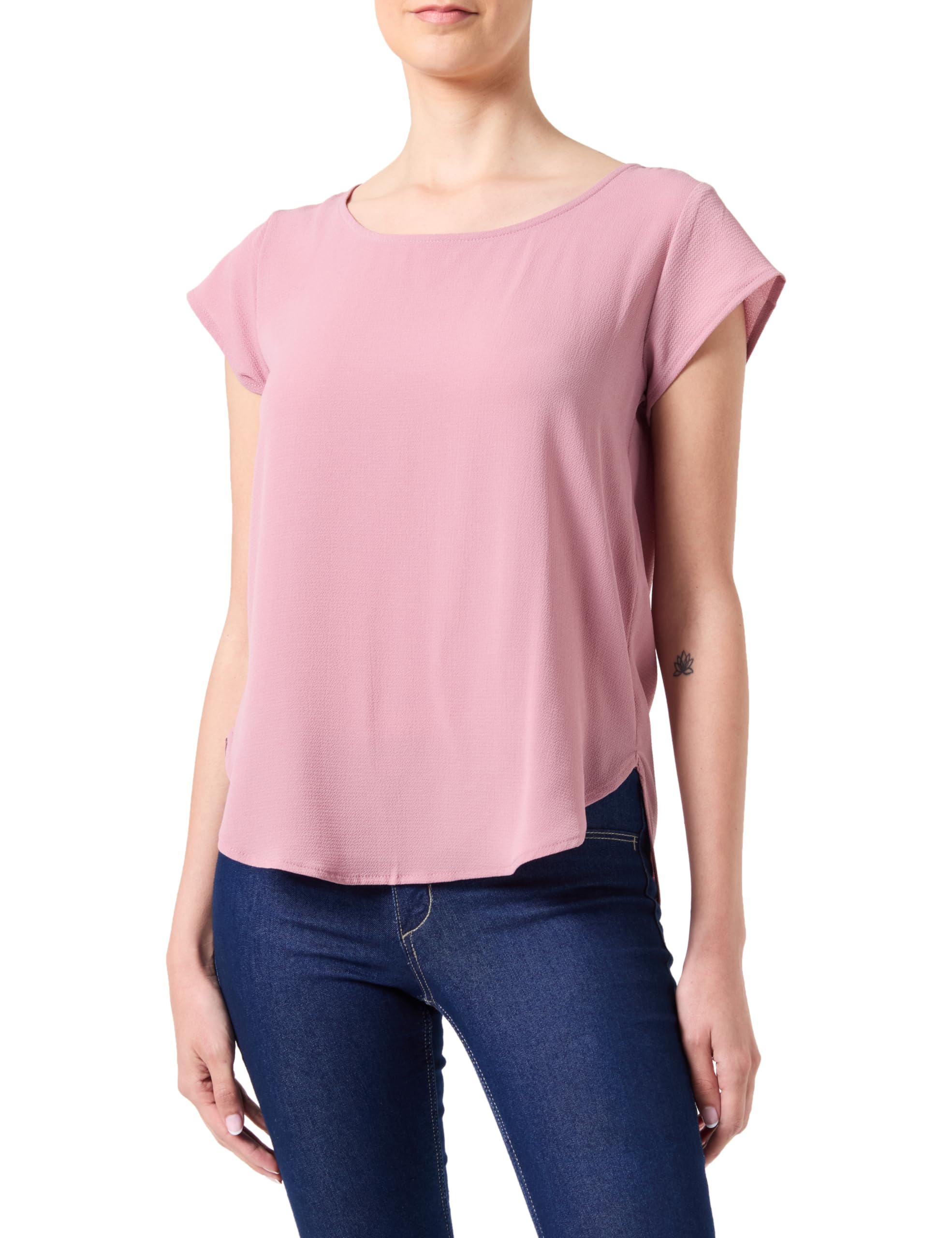 VERO MODA VMSAKI SS Zip Top AOP WVN GA Noos, Nostalgia Rose, M