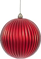 Vista 6 de Vickerman Adorno de bola azul mate de 4 pulgadas, 6 por bolsa.