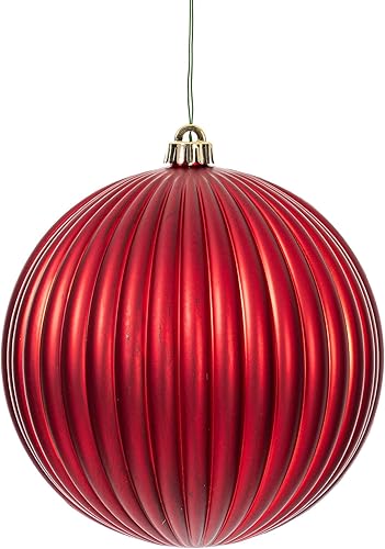 Miniatura 6 de Vickerman Adorno de bola azul mate de 4 pulgadas, 6 por bolsa.