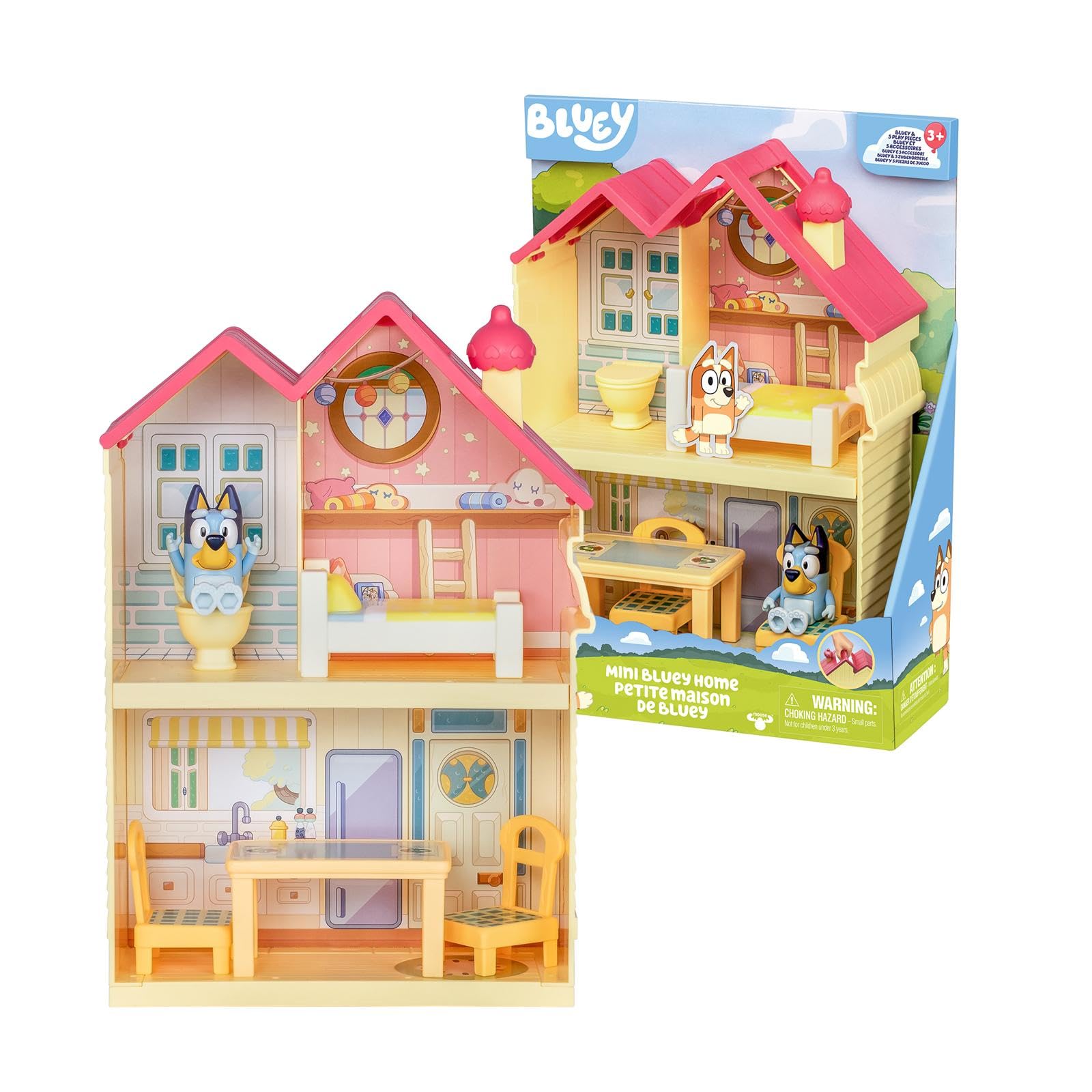 BlueY Rocco Giocattoli Mini Home - Playset personaggio di 6 cm e accessori