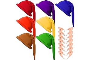 14 Piece Christmas or Halloween Dwarf Hat Set for Kids and Adults
